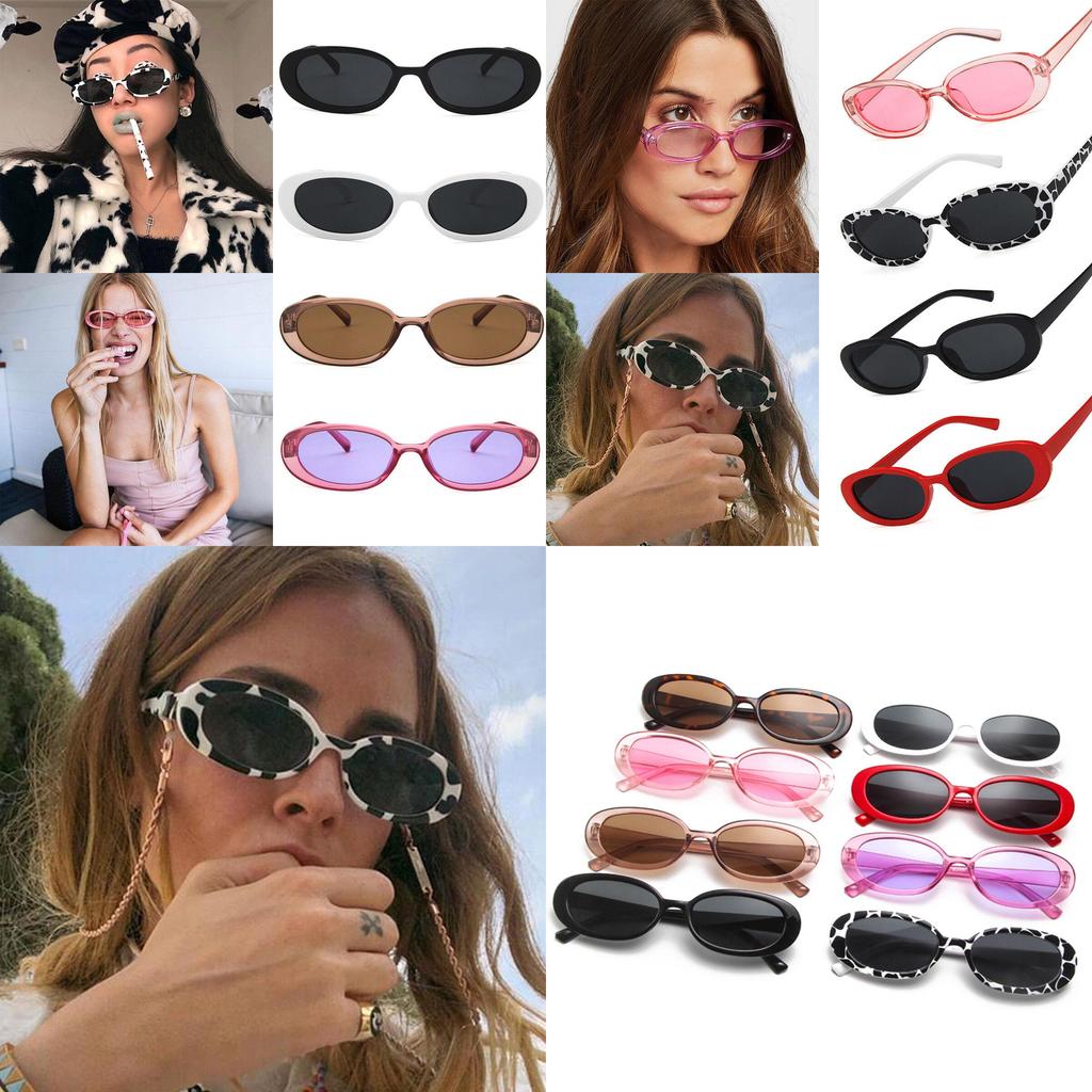 Fashion Women Oval Frame Sunglasses Small Glasses Ladies Retro Sun Glasses With Premium Quality Materials