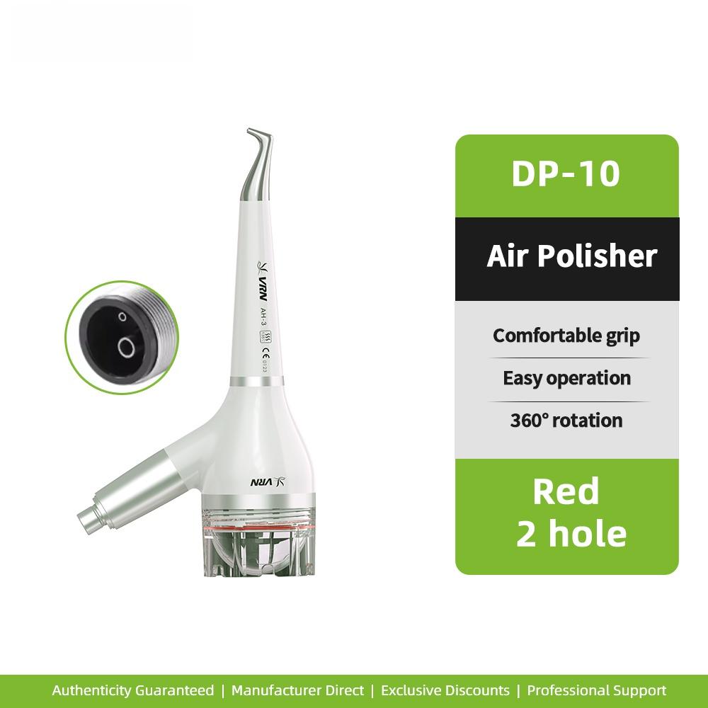 

VRN DP-10 air polisher sandblasting air tooth polisher dental cleaning machine with adjustable airflow 2 holes прозрачный