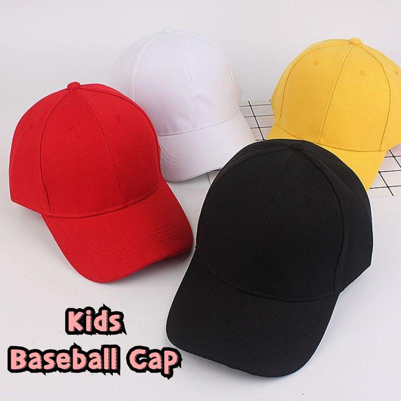 1PC Boy Girl Cap Casual Plain Baseball Cap Adjustable Snapback Street Hat Hip-Hop Sun Hat Adjustable Students Peaked Caps