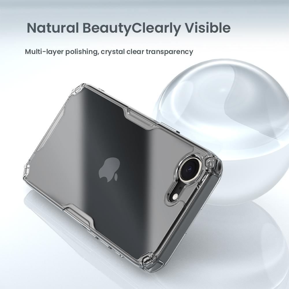 Nillkin For iPhone 16e Case Nature TPU Pro Transparent Soft Silicon Cover Clear Case