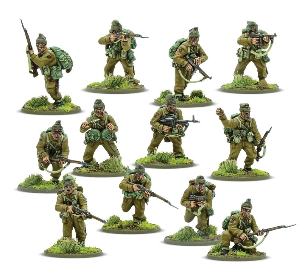Warlord Action British and Allied Special Forces Assembly Kit WLG402011022 Games/Bolt 1/56 (30 Figures) (Personnel)