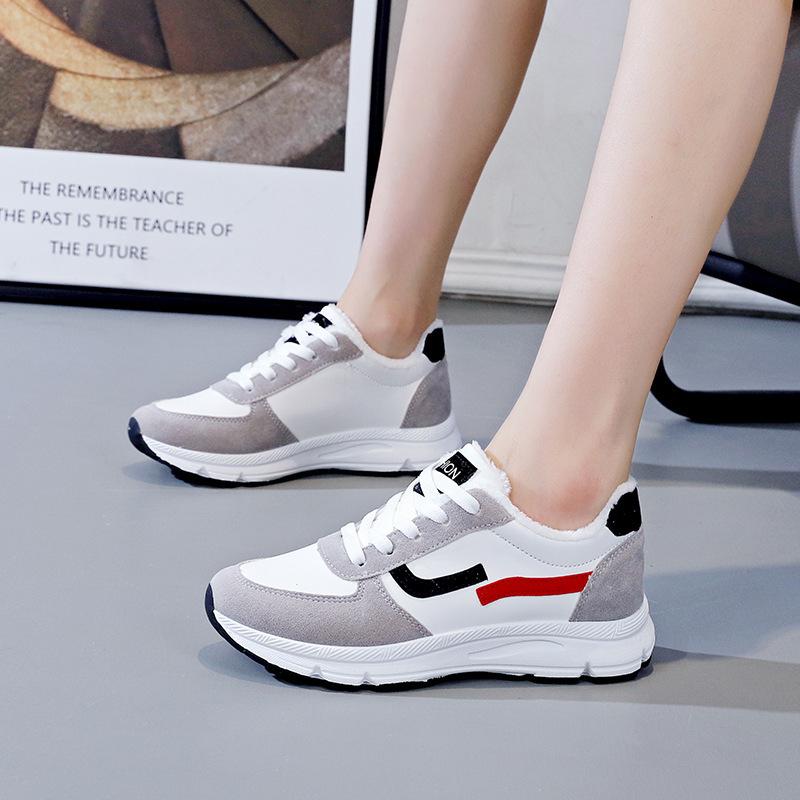 16 Versatile 2025 Student Little White Shoes Spring New 0 Fleece Fashion Sneakers Running Shoes Women's Tide