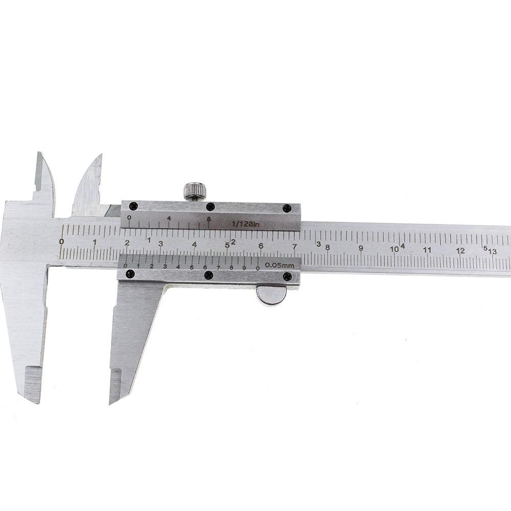 Vernier Caliper 6" 0-150mm/0.05mm 0.008inch Metal Calipers Gauge Micrometer Pie De Rey Paquimetro Measuring Tools