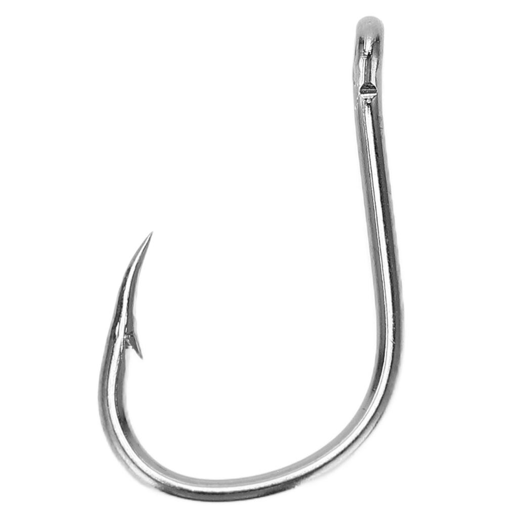 50Pcs Fishing Hook for Iseama Fish Hook Barbed Type High Carbon Steel with Hole for Outdoor Activity