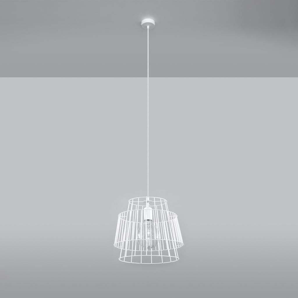 Lampa Wisząca Monix 1 E27 Biały Lumilo 06.246.62
