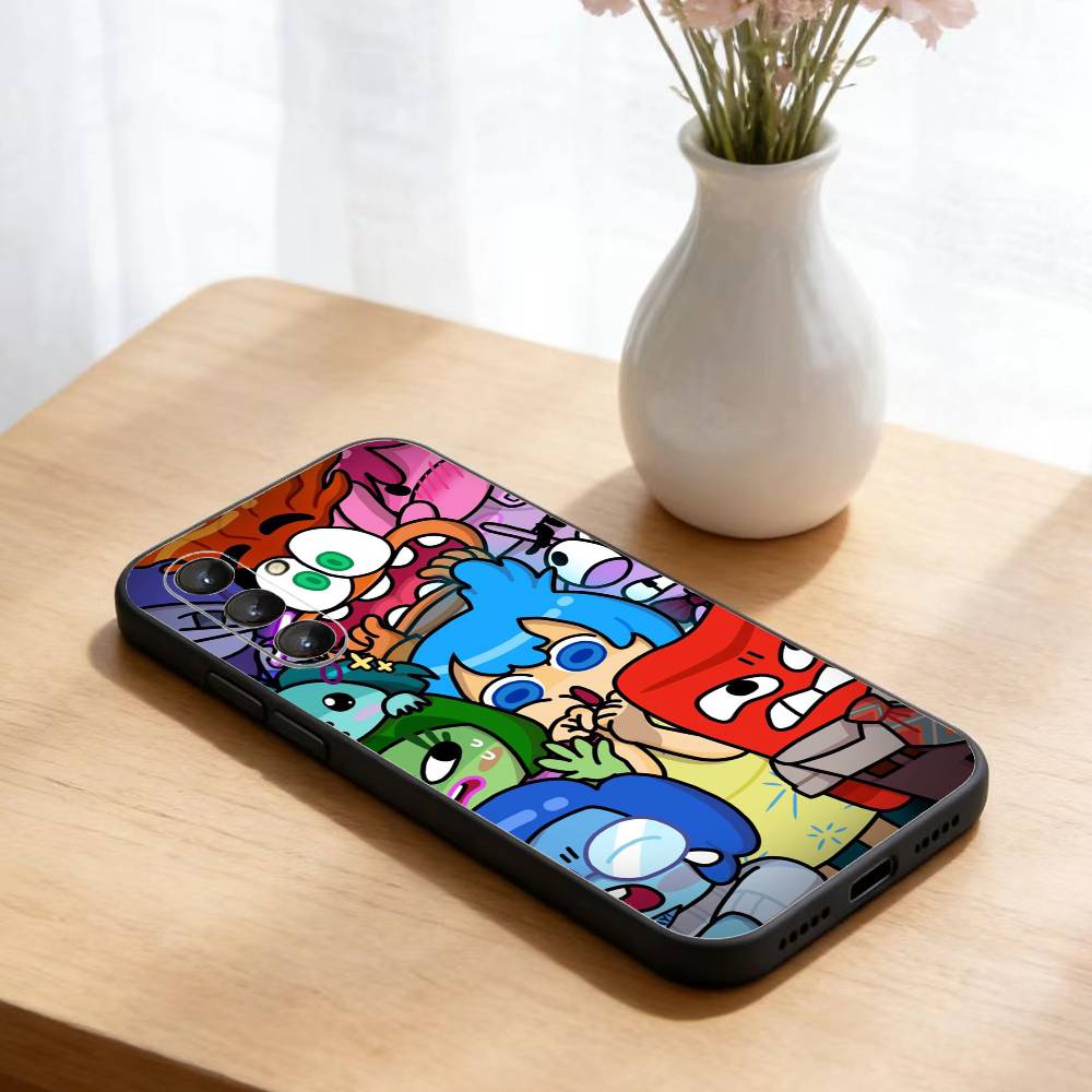 Adventure Anime Inside Out  Phone Case For Samsung Galaxy A73,A21s,A22,A31,A52,A53,A71,A41Soft Black Shell