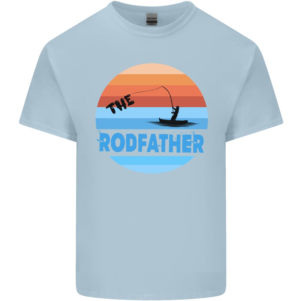 The Rodfather Funny Fishing Rod Father Unisexs Light Cotton TShirt