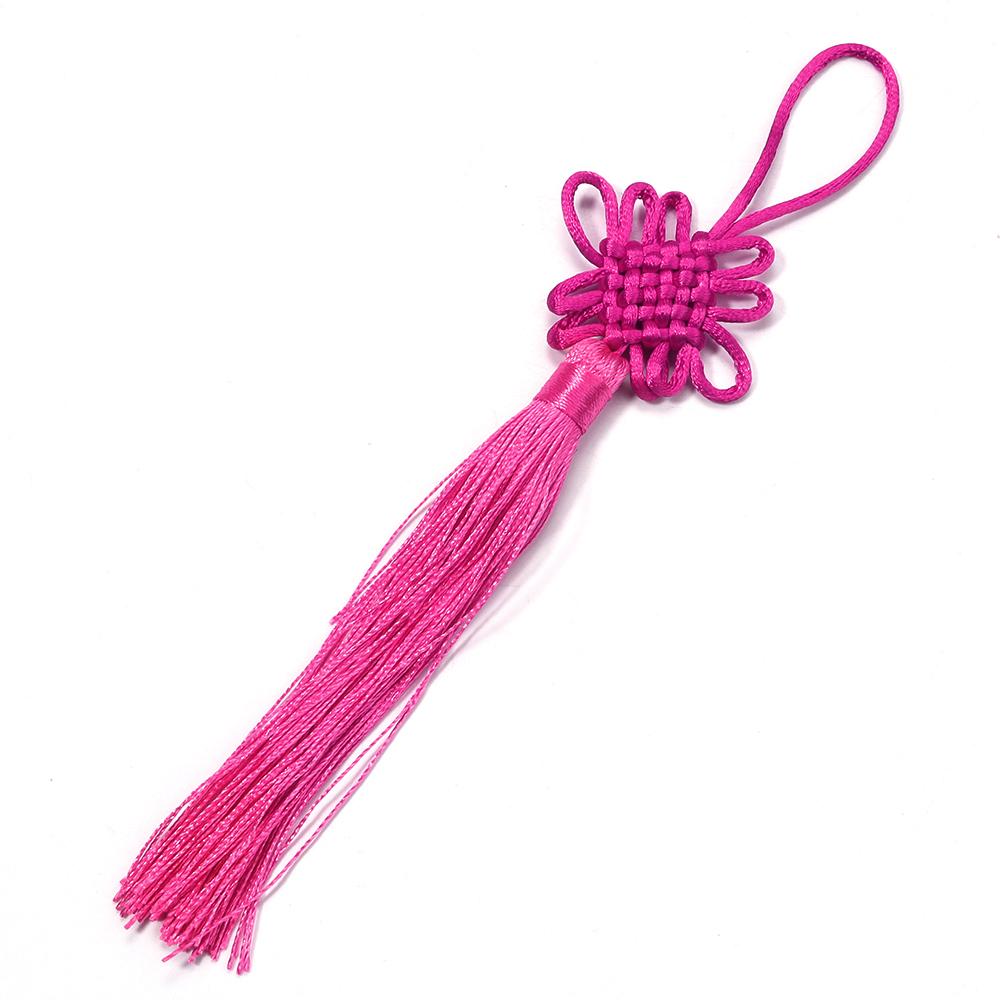 10pcs 21cm Chinese Knot Tassel Colorful Silk Fringe Tassel Trim For New Year Gifts Spring Festival Home Decoration Accessories