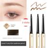 3 | Small Gold Bar Eyebrow Pencil Waterproof Long Lasting Fadeless Sweat-Proof Extremely Fine Nature Wild Eyebrow Vivid Female Beginner
