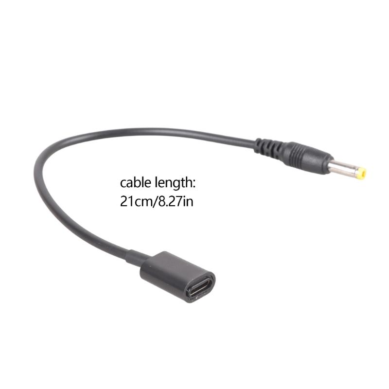 Typ-C-Buchse auf 4,0x1,7-mm-Stecker Ladekabel für 1000 2000 3000 Spielekonsolen und Geräte mit geringem Stromverbrauch