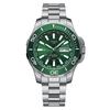 Nibosi Automatic Men'S Mechanical Watch Solid Steel Belt Multi-Function Luminous Waterproof
