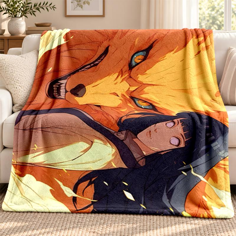 Hyuga Hinata blanket Flannel Blanket Soft Cozy Plush Throw for Sofa Bed Lightweight Home Decoration Outdoor camping
