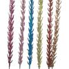 Christmas Gold Glitter Leaf Festive Decor Colorful Stick Tinsel Plastic Small Branch