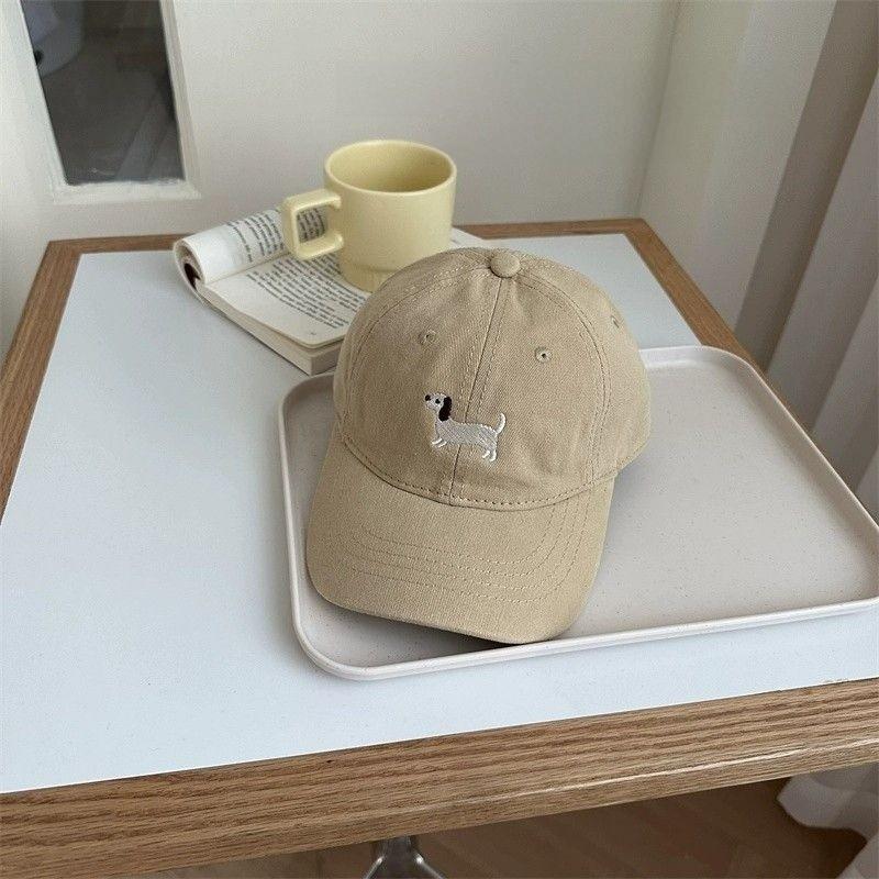 

Cartoon Dog Baseball Cap For Kids With Sun Protection And Sunshade Spring 2025 Khaki