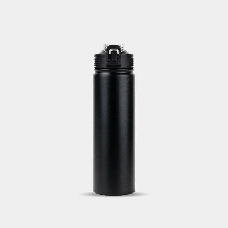 600/750ML Thermos Bottle with Straw Stainless Steel Car Thermal Cup Sports Water Bottles Keeps Cold and Burning Thermal Mug