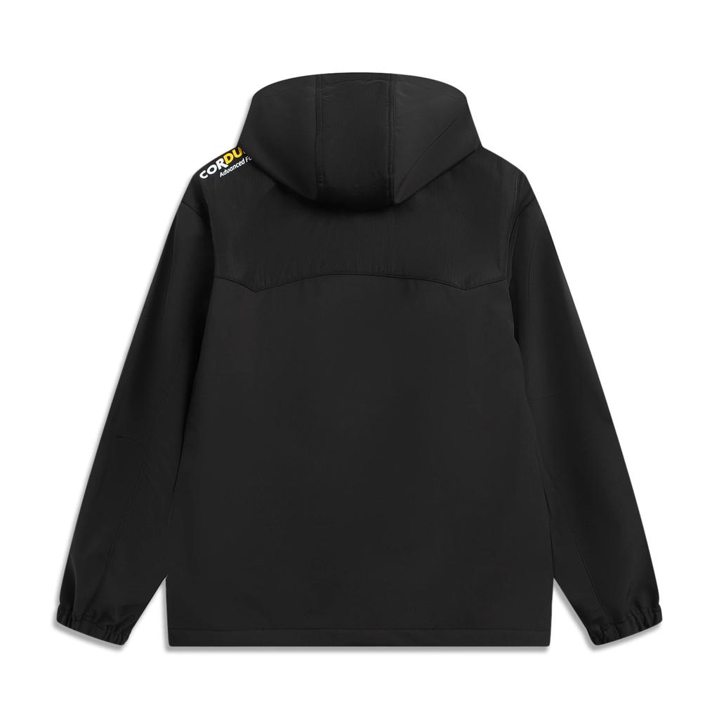 Li Ning Wade Series Hooded Zipper Letter Loose Windbreaker Men Outerwear AFDV871-1