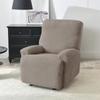 1/2/3 Seater Jacquard Recliner Sofa Cover Stretch Solid Color Armchair Covers Living Room Lazy Boy Couch Slipcovers funda sofa