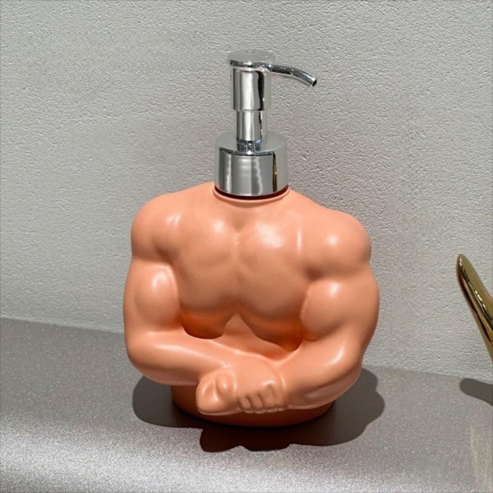 Press Type Muscle Liquid Soap Dispenser Leak-Proof Hand Soap Bottle Shower