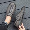 Handmade Casual Leather Shoes Men Loafers Moccasins Man Flats Shoes