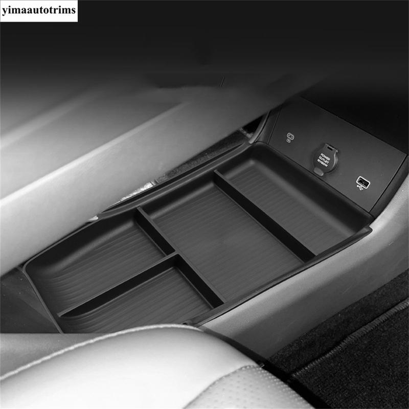 Boîte de rangement pour accoudoir de console centrale de voiture Contenant inférieur central Organisateur de gants Accessoires Pour GEELY GALAXY E5 / EX5 2024 2025