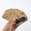 Baraja de Tarot Dorado con Caja de Hierro e Instrucciones
