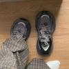 Retro Maillard ultra-lichte papa schoenen herfst nieuw dikke zool verhogende casual sportschoenen