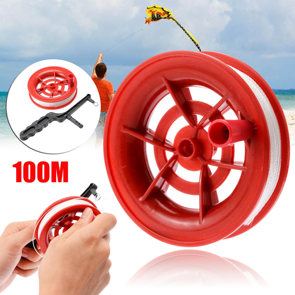 

PDTO 100M Flying Kite Белая леска с пластиковой ручкой для катушки и намоточным колесом