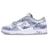 Dunk Dämpfung, Abriebfeste Low-Top-Skateboardschuhe Unisex Schwarz Weiß Grau HF5441-105(Team1083-)