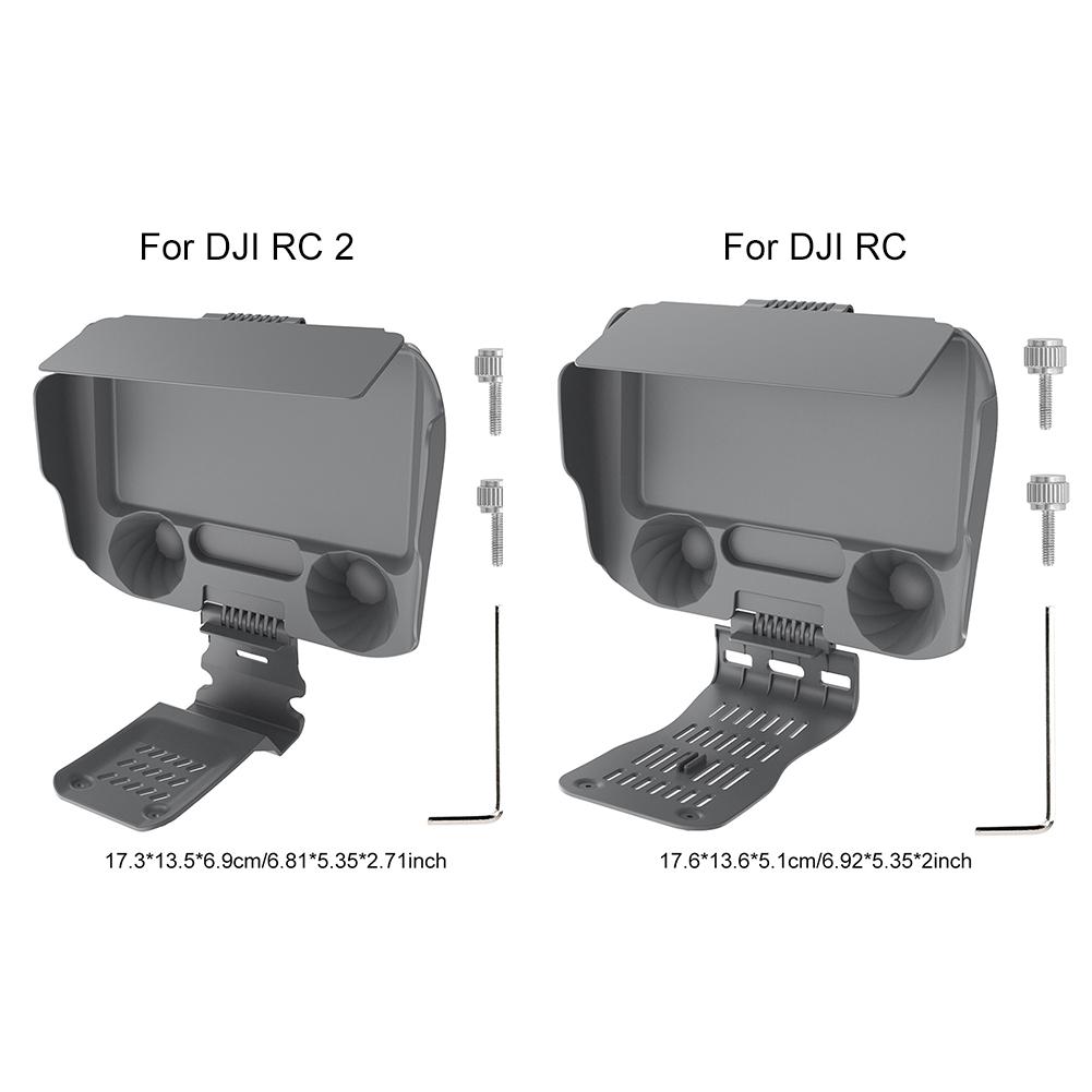 For DJI RC/RC 2 Controller Sun Hood Cover Drone Controller Screen Protection Sunhood for DJI Mini 4 Pro & DJI Air 3 Accessories