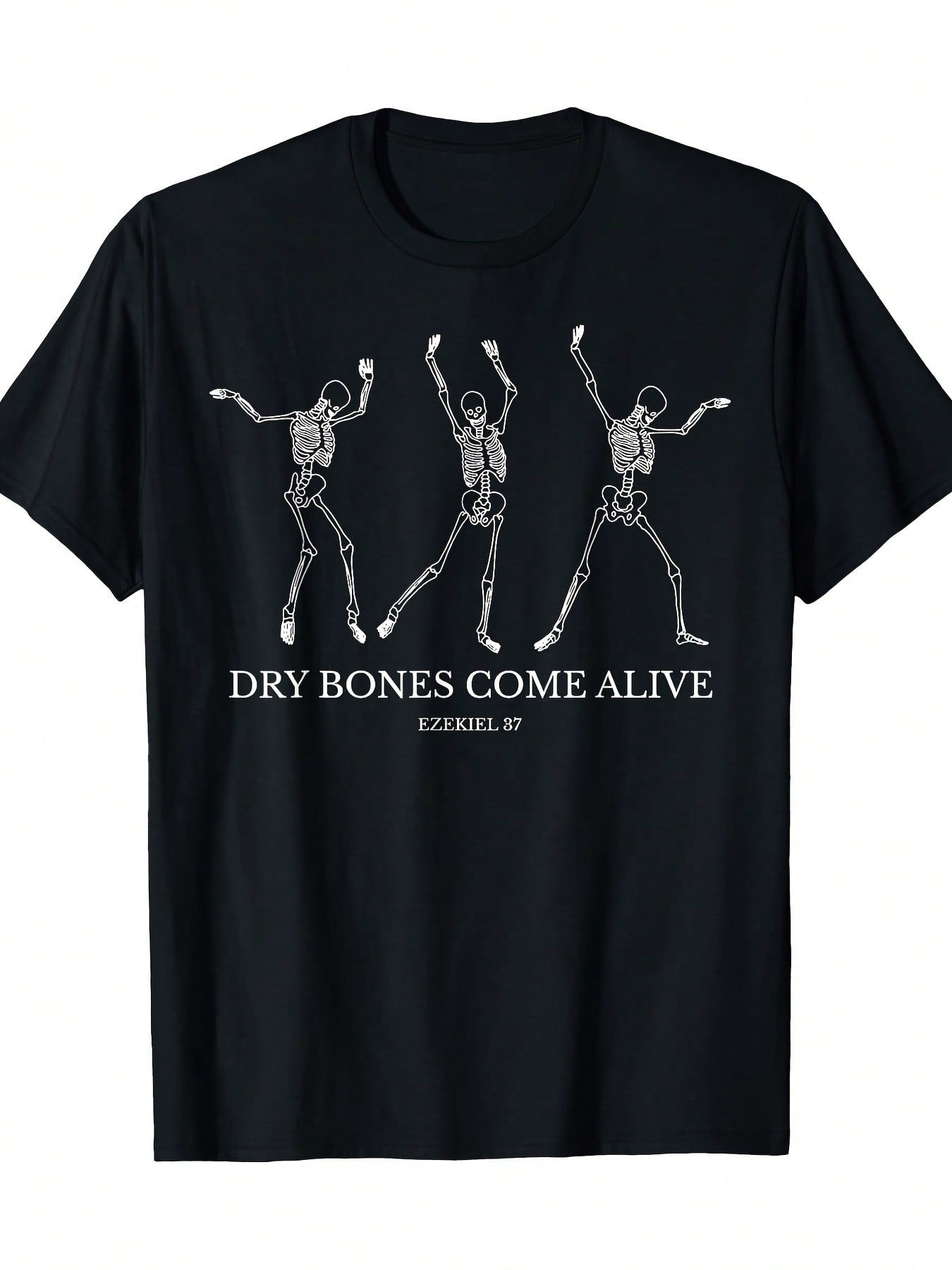 Dry Come Alive Funny Skeleton Dancing T-Shirt - 100% S разноцветный