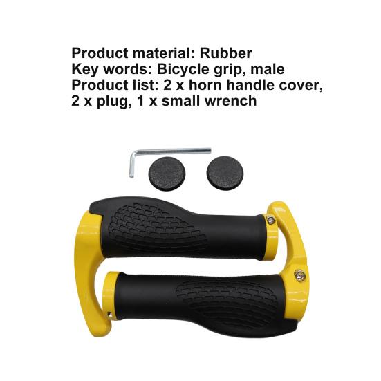 Rubber Handle Grips Anti-skid Shockproof Wear-resistant Handlebar Sleeves Replacement Parts