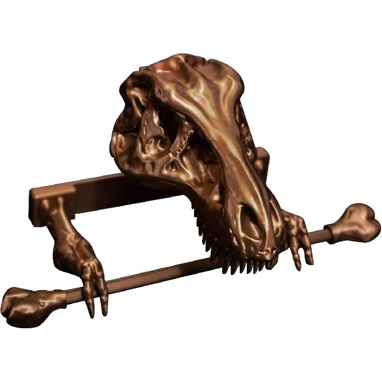 T-Rex Skull Toilet Paper Holder Creative Bathroom Decoration