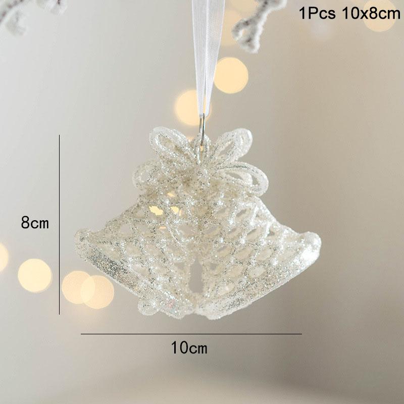 

Подвески на рождественскую елку, снежинки, ангелы, олени, подвесные украшения, рождественские украшения для дома, детские игрушки 2025, новогодняя вечеринка Navidad