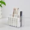 Ins Transparent Pen Holder Acrylic Pen Bucket Student Office Desktop Finishing Storage Box Makeup Brush Storage Bucket