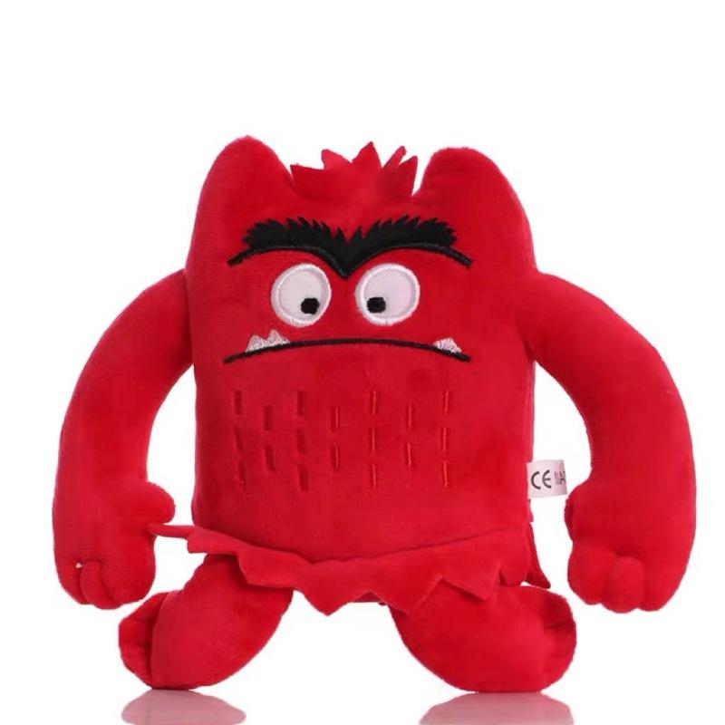 Ny Söt 6 Färger Färgmonstret Gosedjur Djur Mjuka Uppstoppade Dockor För Barn 1st/Förpackning Gosedjur