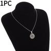 1PC hot-selling environmentally friendly alloy compass compass men's pendant necklace European and American style fashion trend jewelry