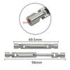 1 Satz 1/12 RC Auto Aufrüstteile Zubehör Für Mn78 Mn82 Lc79 Metall Antriebswelle CVD Antriebswelle Mit 3Mm Auf 4Mm Wellenhülse