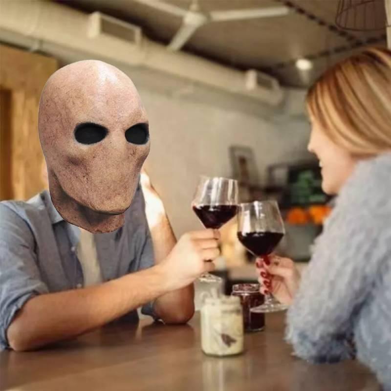 Chilling Faceless Man Halloween Mask With Terrifying Skull Alien Design For Costumes