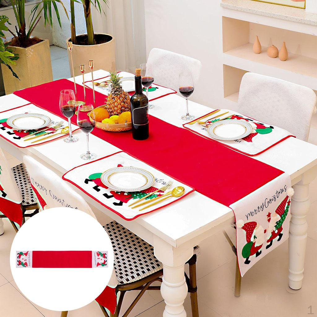 

Christmas Inches, Santa Claus , Table Mats for Kitchen - Home Wedding, Party Decoration
