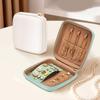 Portable Jewelry Organizers Case with Multilayer Compartments Soft Lining for Earrings Necklaces Rings Travel Storage