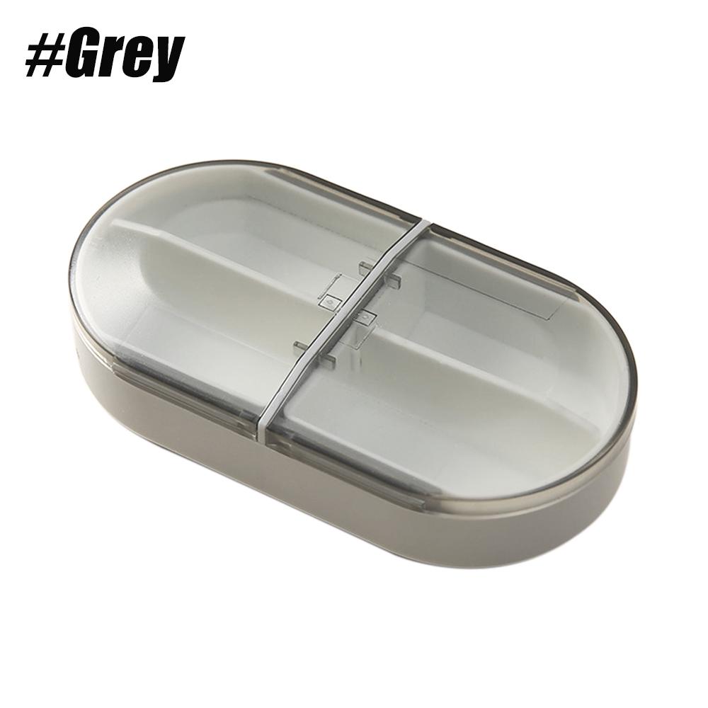 Portable Travel Pill Organizer Case For Pocket, Daily Pill Box Bpa Free Plastic Medicine Vitamin Holder Container 4 Compartments
