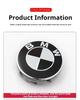 BMW Hubcap 56mm/68mm Blue and White Black and White Black Knight Hubcap Car Accessories YY8