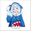 16CM Anime Cosplay Acrylic Stand Ornaments Gawr Gura Figure Stand Halloween Christmas Fans Gifts