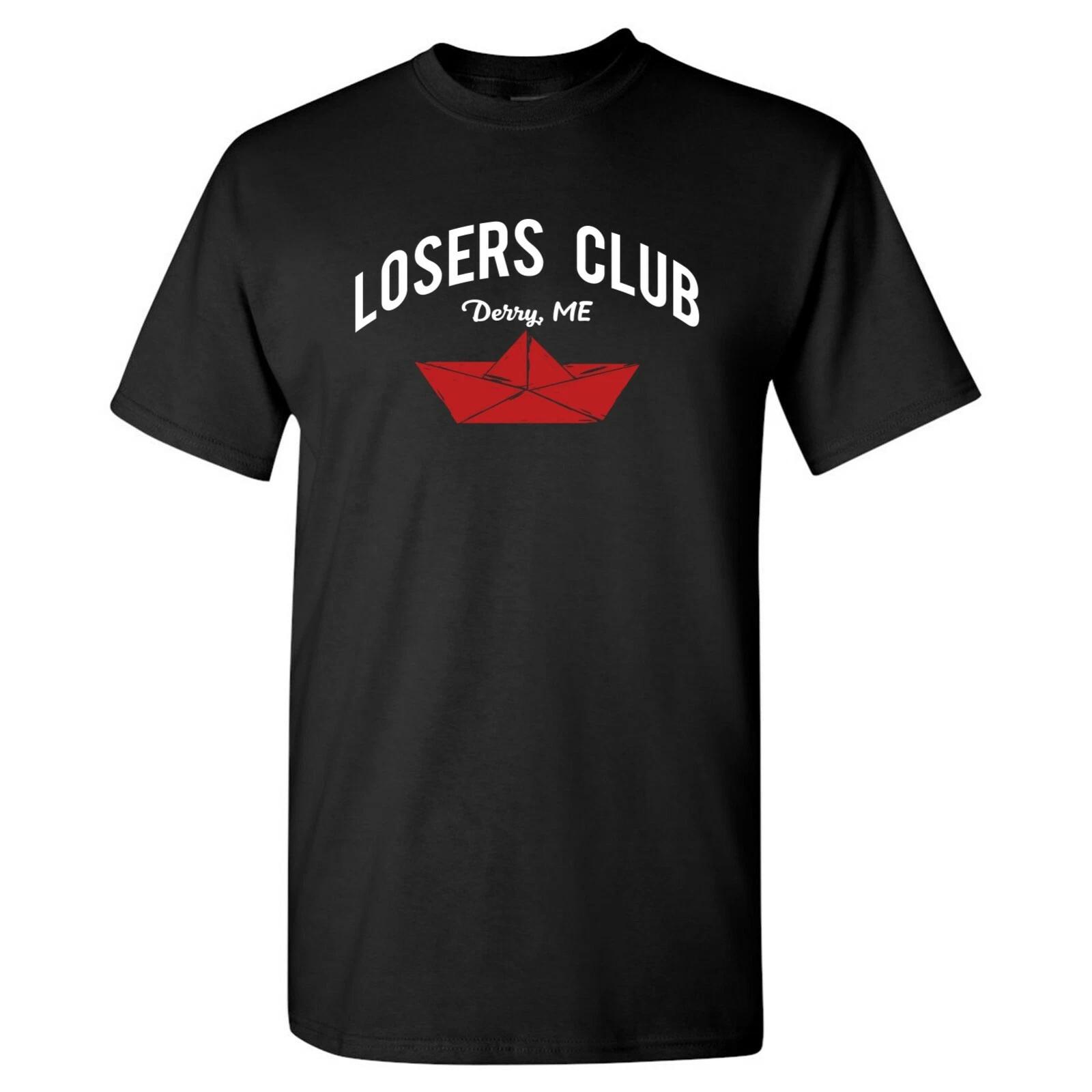 Losers Club Derry Maine - Loser Lover Clown Halloween Paper Boat T Shirt M