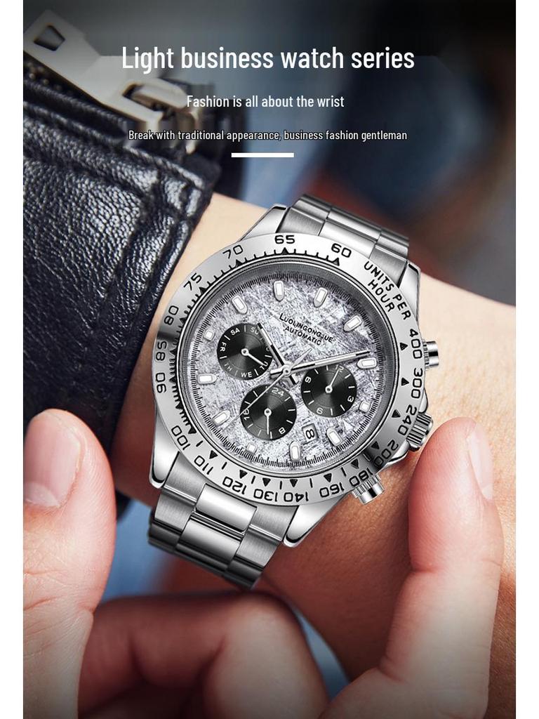 Duke of Lorraine 1954 Men's Multifunctional Waterproof Luminous Automatic Mechanical Watch