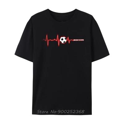 Soccer Heartbea Soccer Ball Heartbeat Street Snowboarding Heartbeat Snowboard Mens TShirt Cotton T Shirt Oversized Tshirt