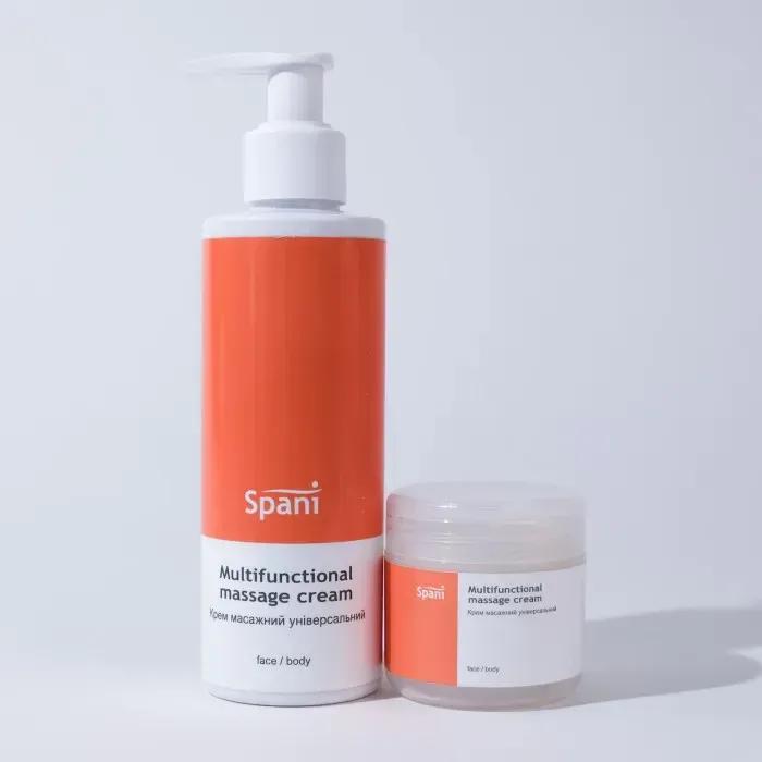 Universal Massage Cream with Plant Extracts and Oil Composition Spani 200 Ml