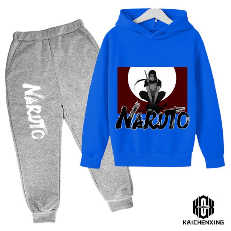 Cool Naruto Sports Suit Anime Hoodie Essential Children's Wear Men's Suit New Men's Suit Men's Fashion Suit Couple Hoodie