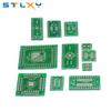 10pcs PCB Board Kit SMD Turn To DIP Adapter Converter Plate SOP MSOP SSOP TSSOP SOT23 8 10 14 16 20 28 SMT To DIP