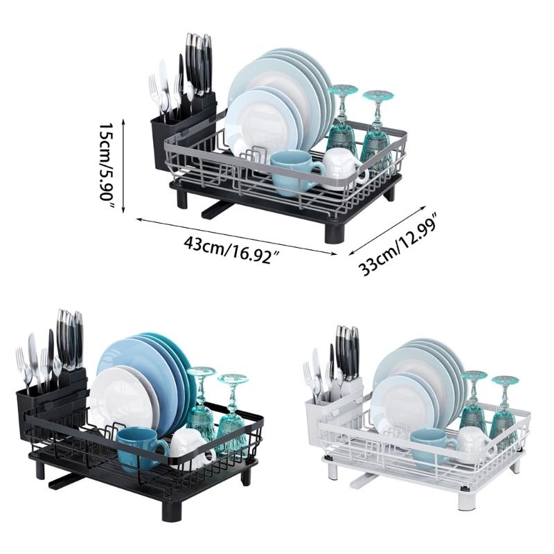 Dish Drying Rack Kitchen Utensils Drainer Rack Drainboard Dinnerware